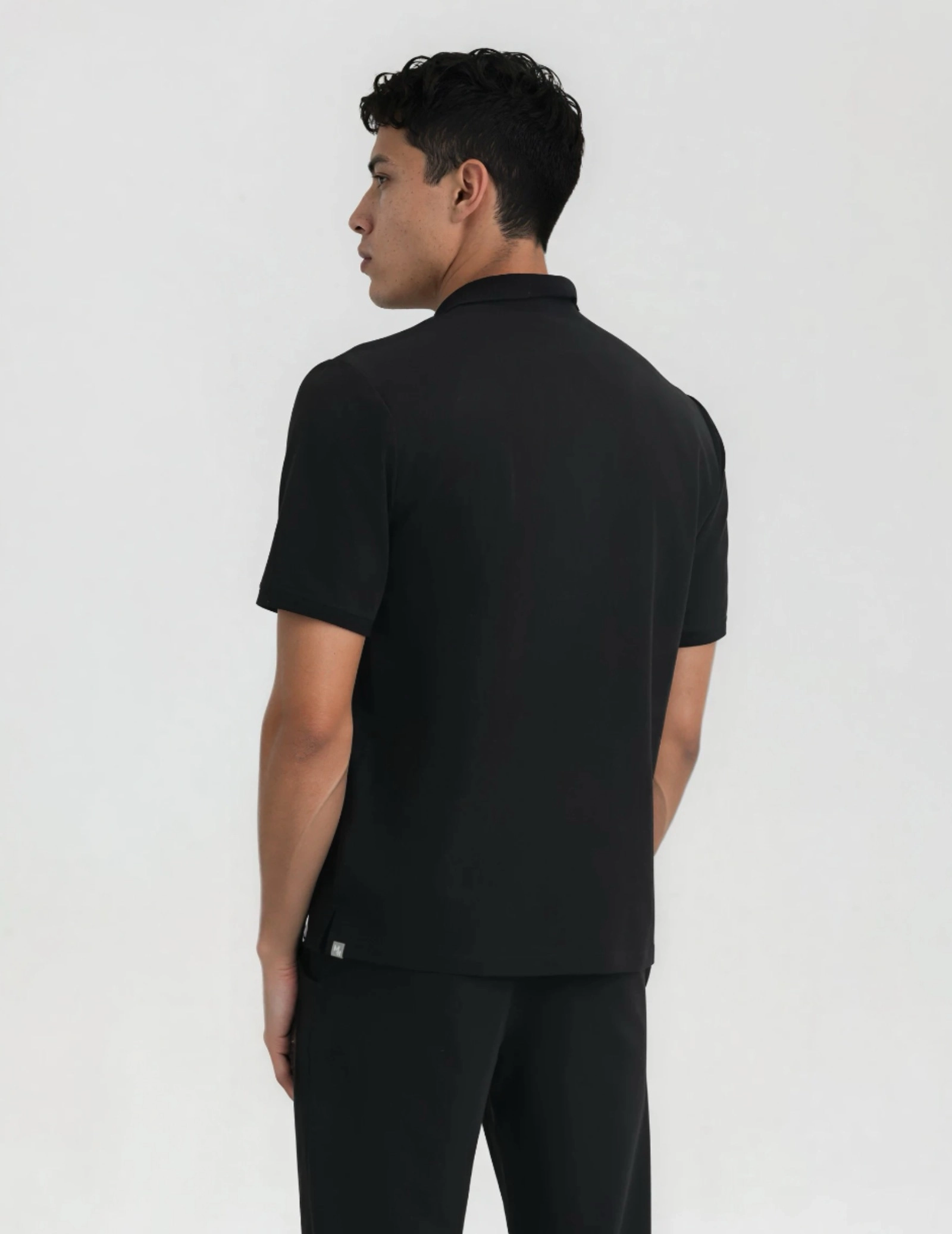 Pánská Lékařská Mikina Polo - BLACK