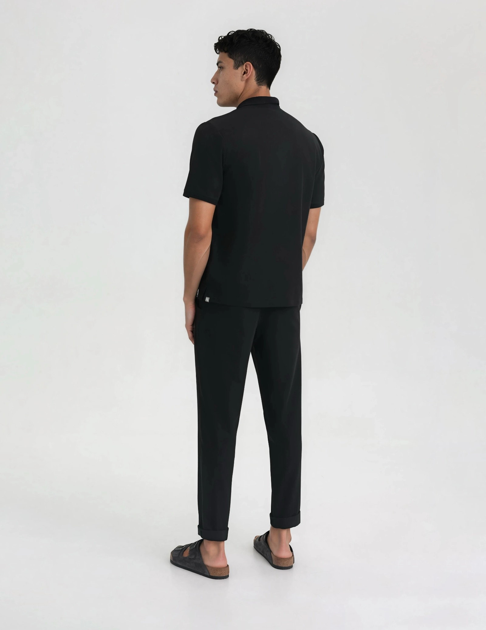 Pánské Lékařské Kalhoty Chino - BLACK