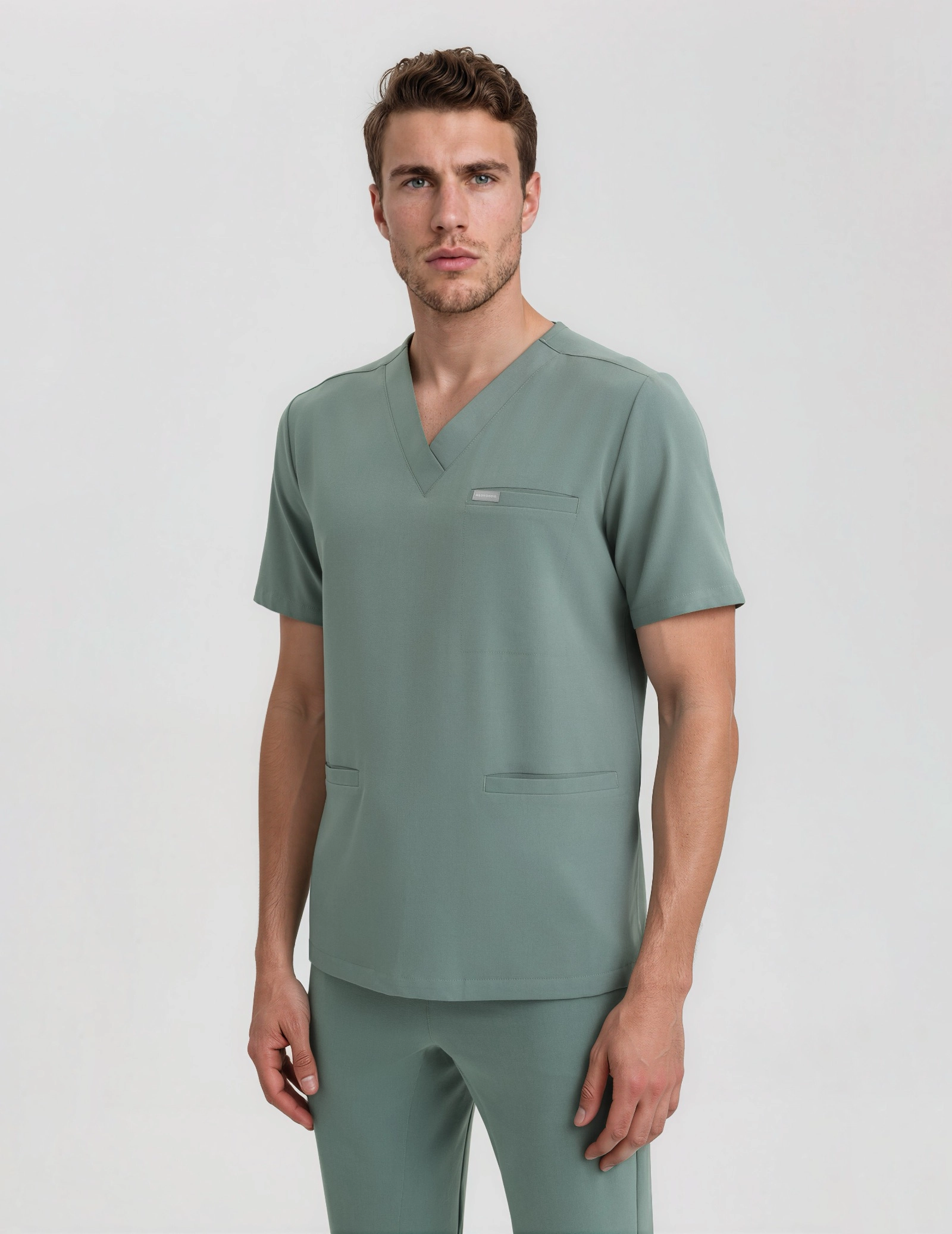 Zdravotnická mikina Birbal - DUSTY GREEN