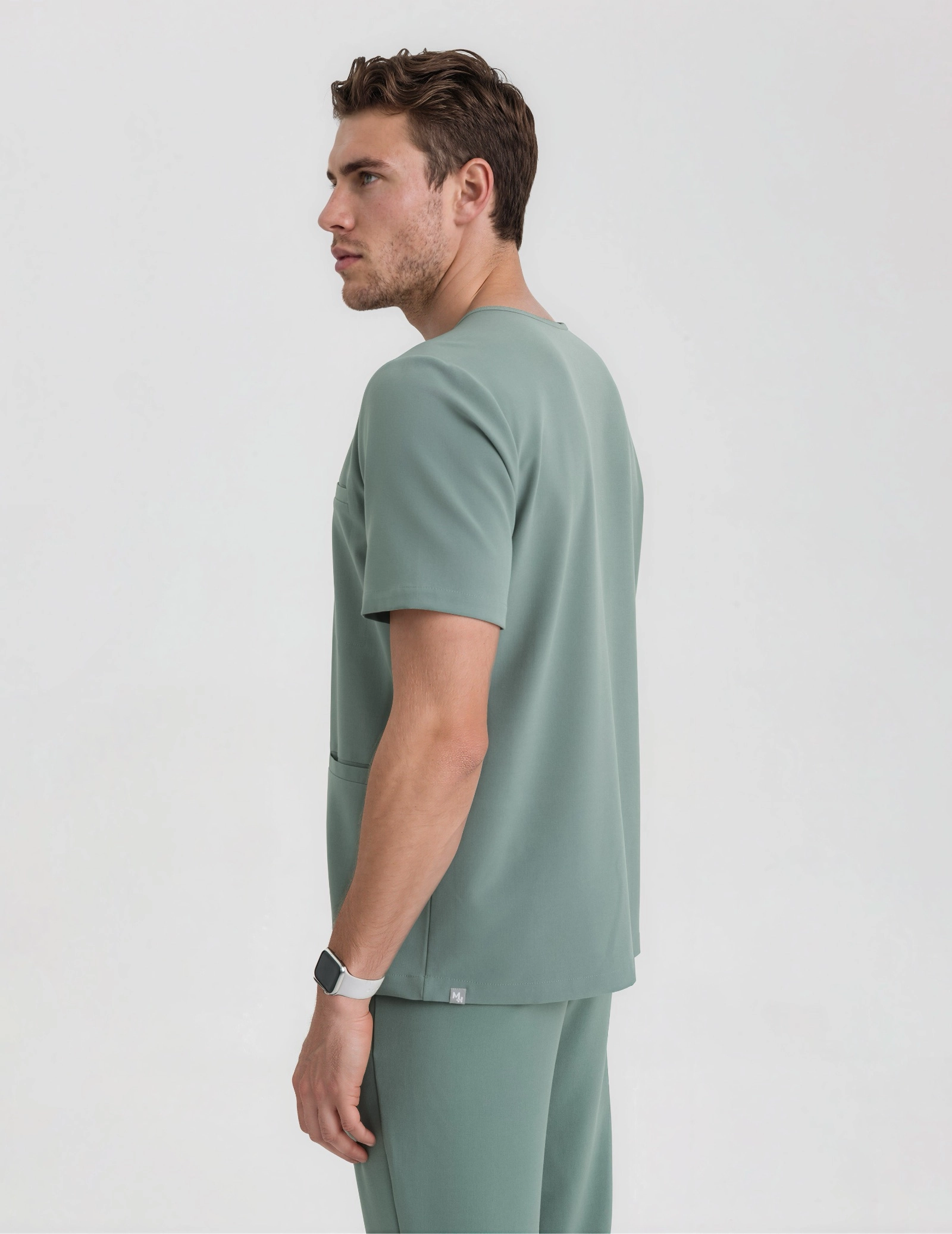 Zdravotnická mikina Birbal - DUSTY GREEN