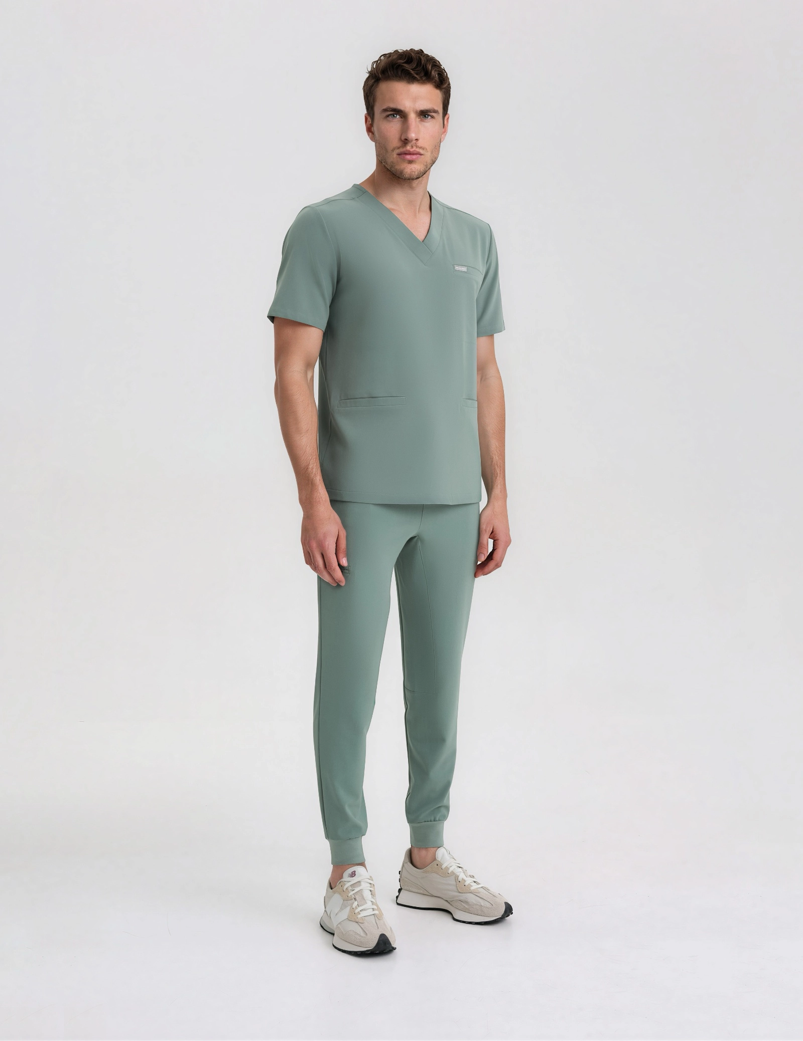 Zdravotnická mikina Birbal - DUSTY GREEN