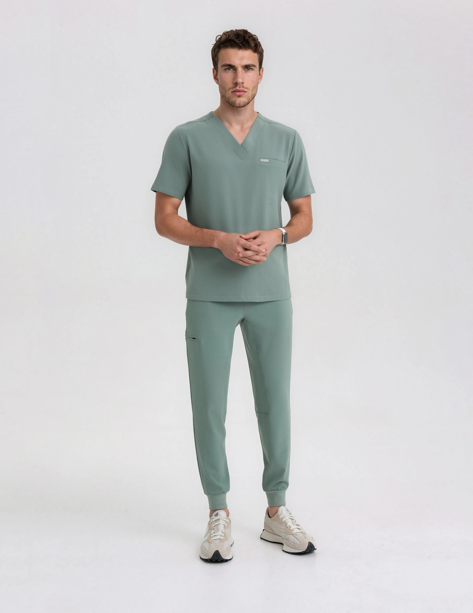 Pánské kalhoty Jogger - DUSTY GREEN