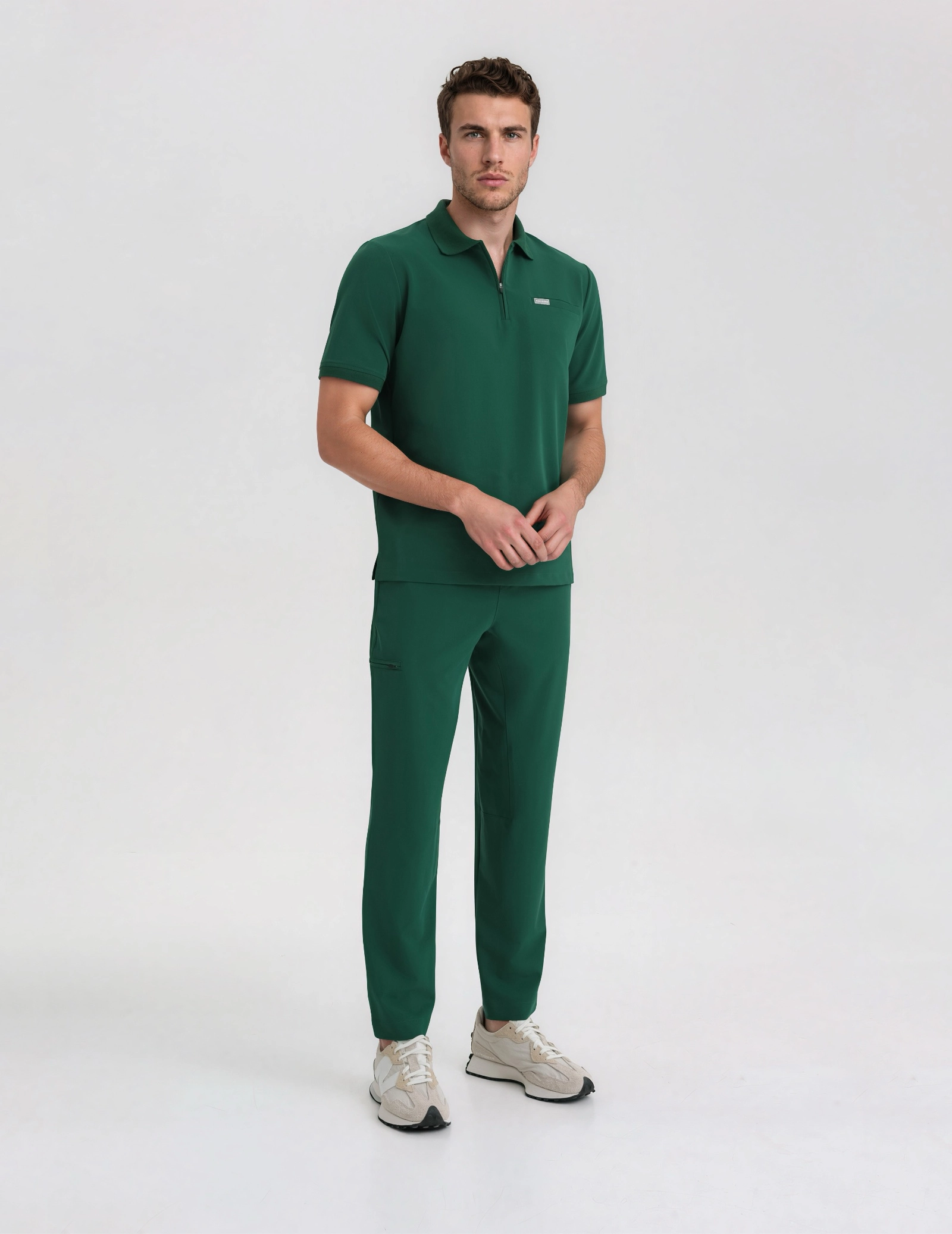 Pánské Kalhoty Basic - DEEP GREEN
