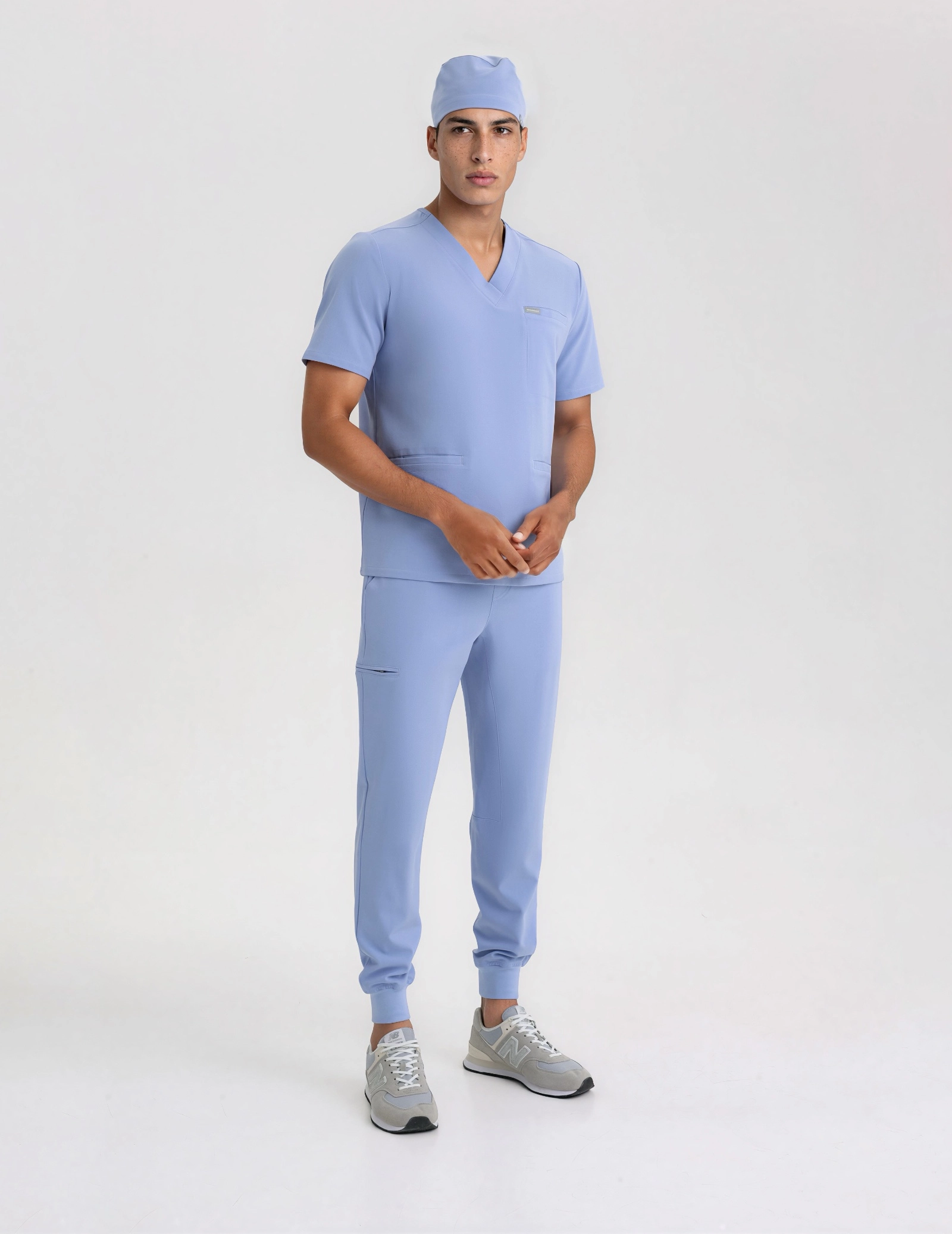 Pánské kalhoty Jogger - CEIL BLUE