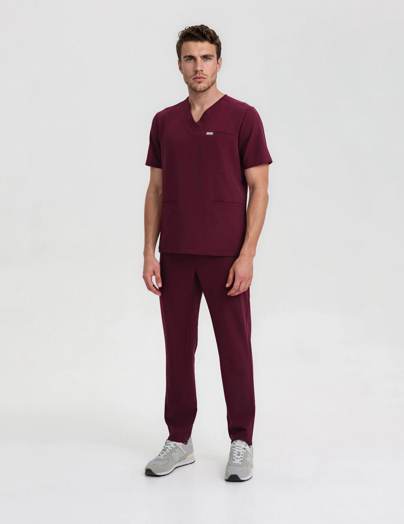 Zdravotnická mikina Birbal - Burgundy