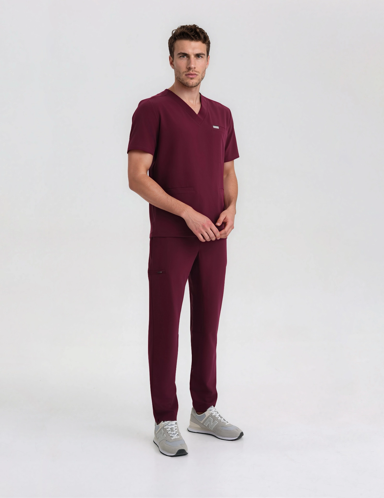 Pánské Kalhoty Basic - Burgundy