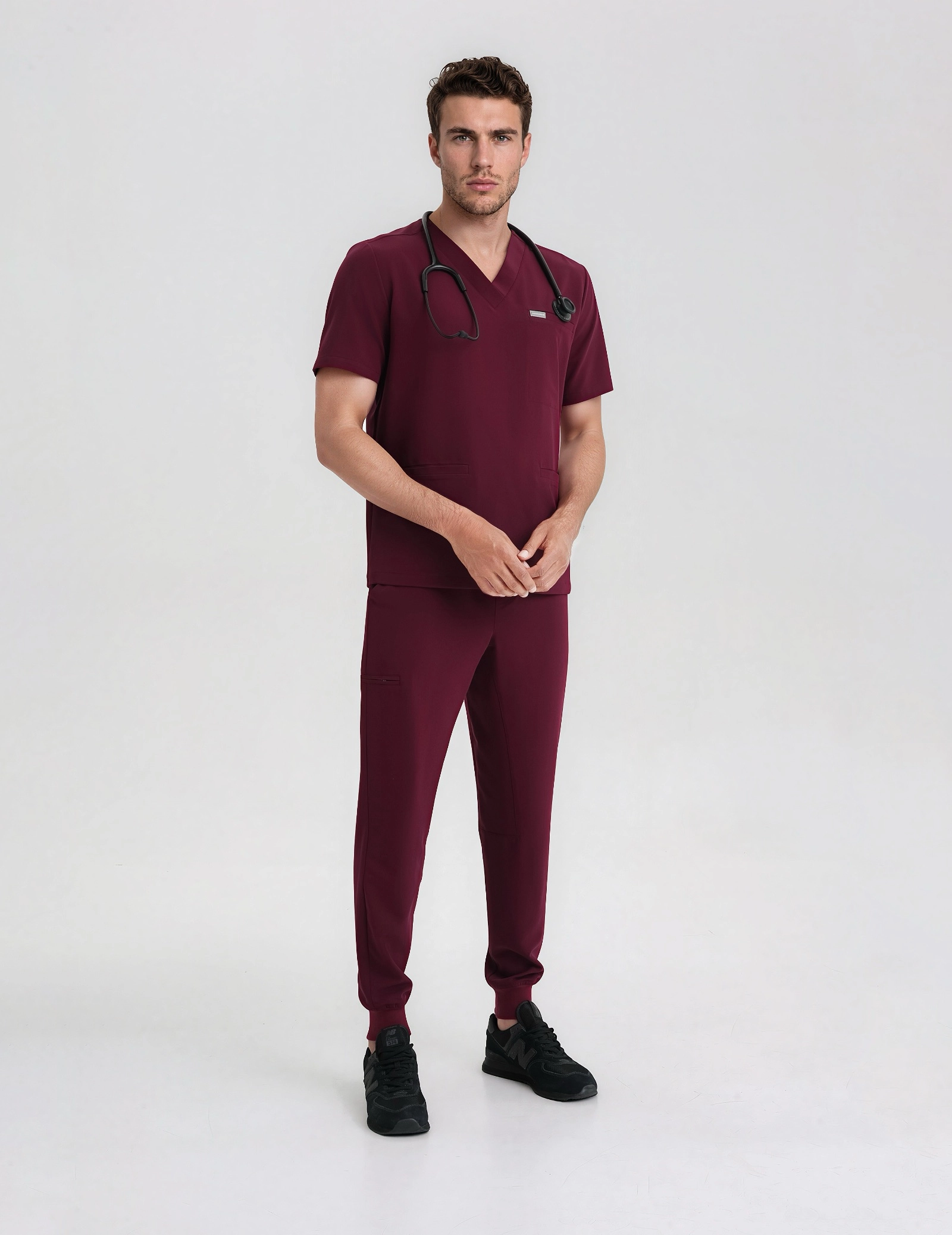 Pánské kalhoty Jogger - Burgundy