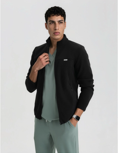 Pánská Fleece Mikina COZY HEAT - BLACK