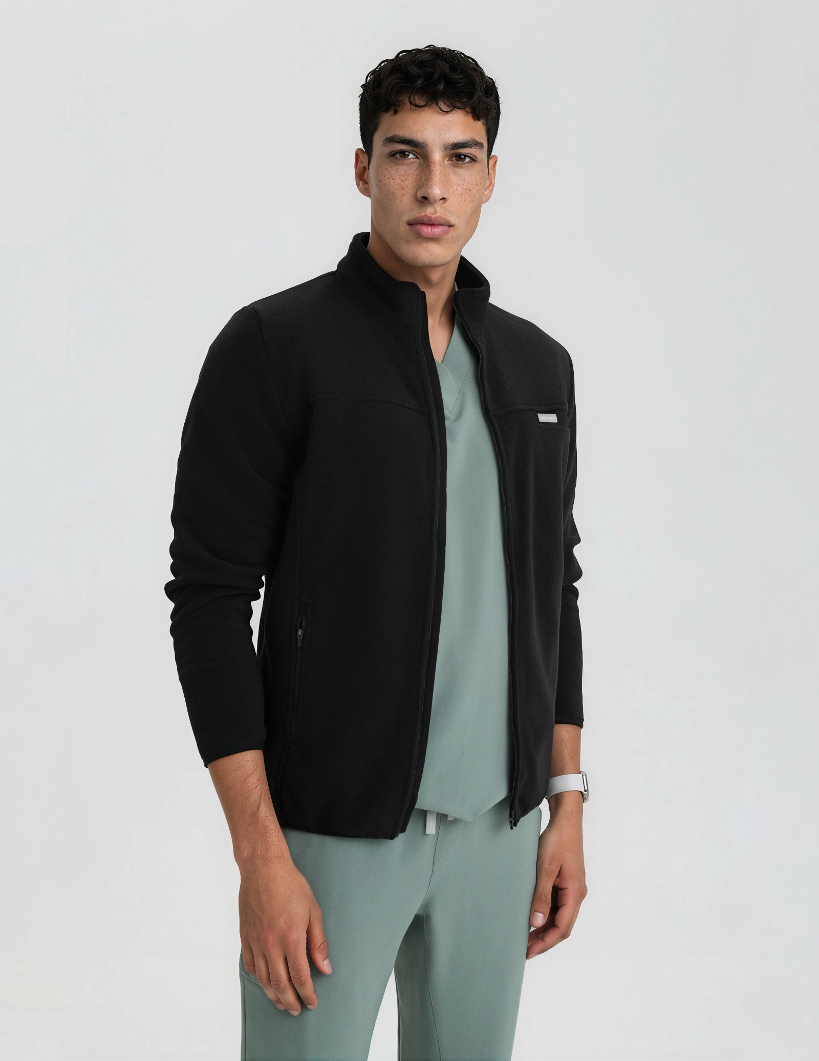 Pánská Fleece Mikina COZY HEAT - BLACK