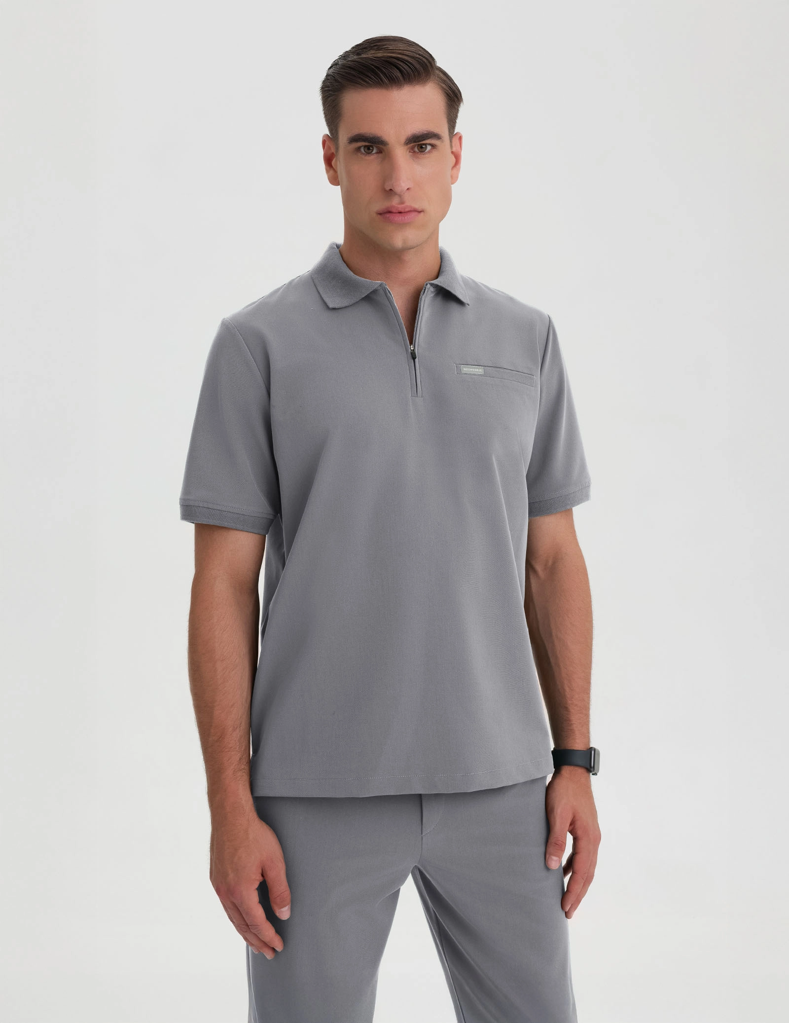 Pánská Lékařská Mikina Polo - SHARK GRAY