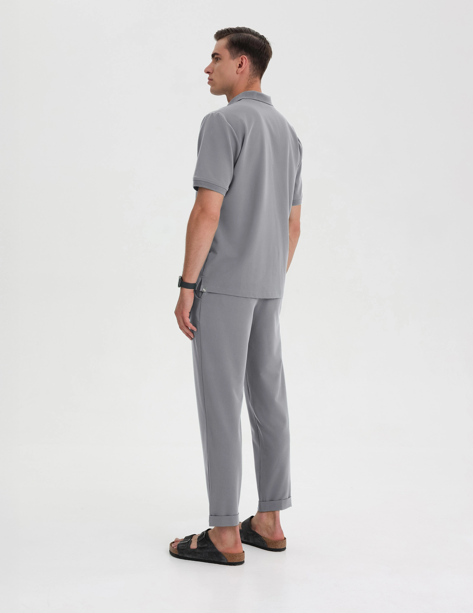 Pánská Lékařská Mikina Polo - SHARK GRAY