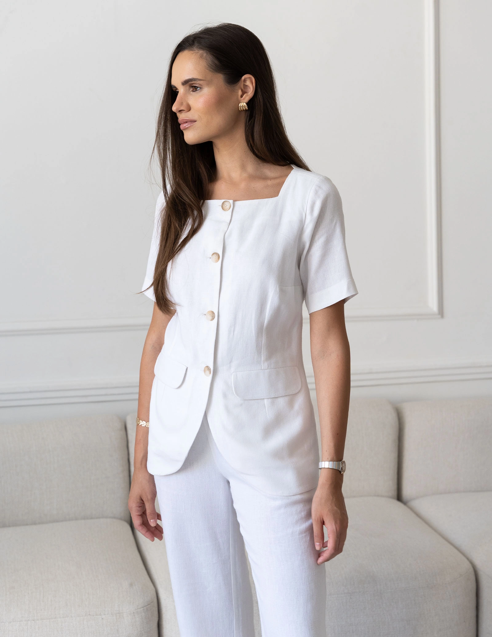 Dámská Mikina Sole - SOFT WHITE