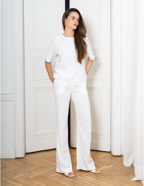Dámské Kalhoty Nore - SOFT WHITE
