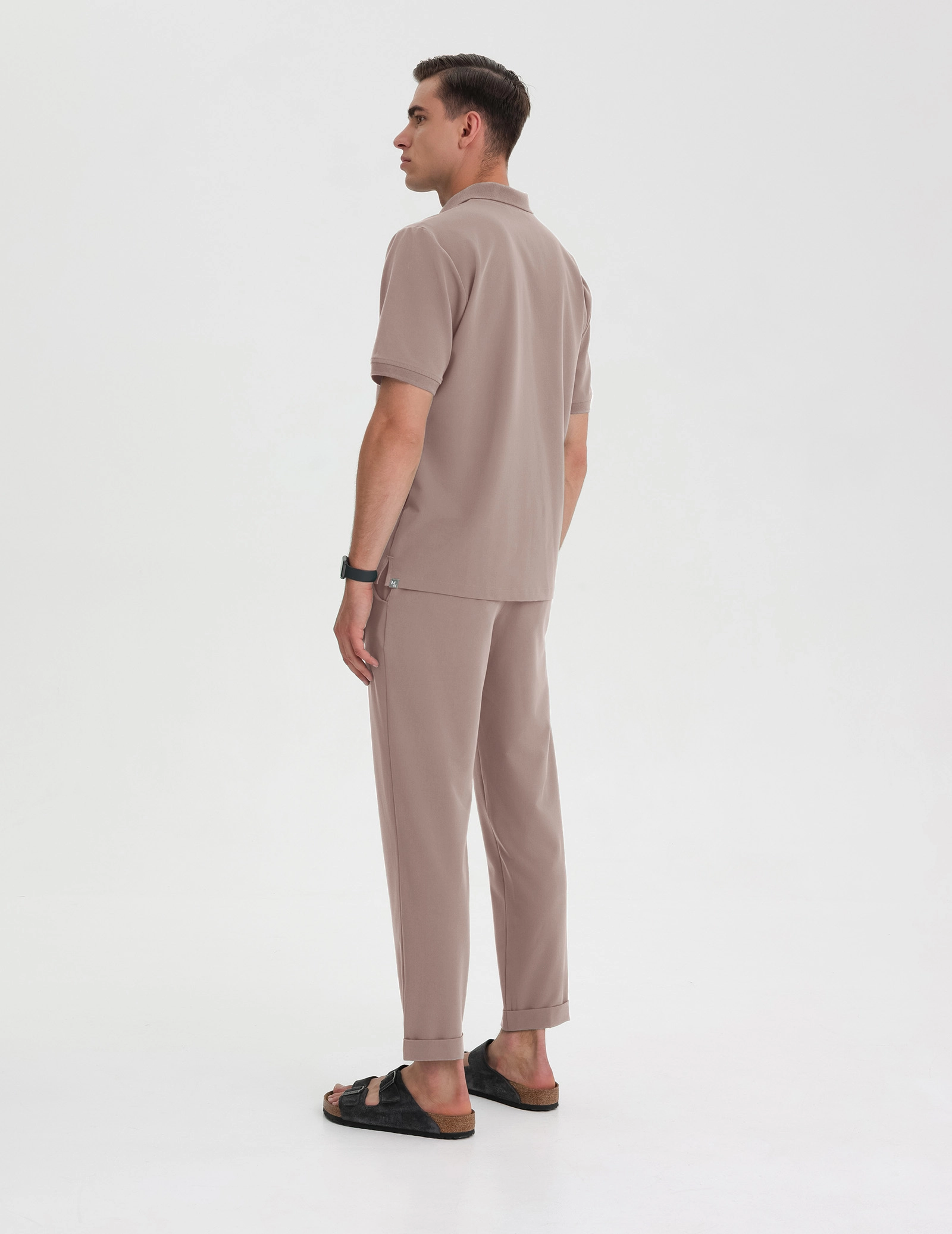 Pánská Lékařská Mikina Polo - BEIGE
