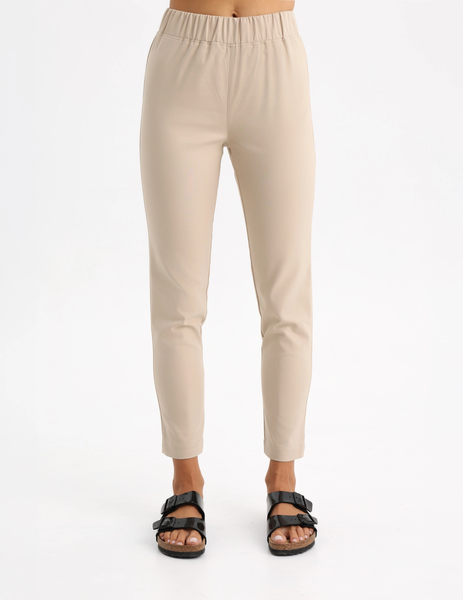 Dámské Lékařské Kalhoty Slim Fit - NUDE