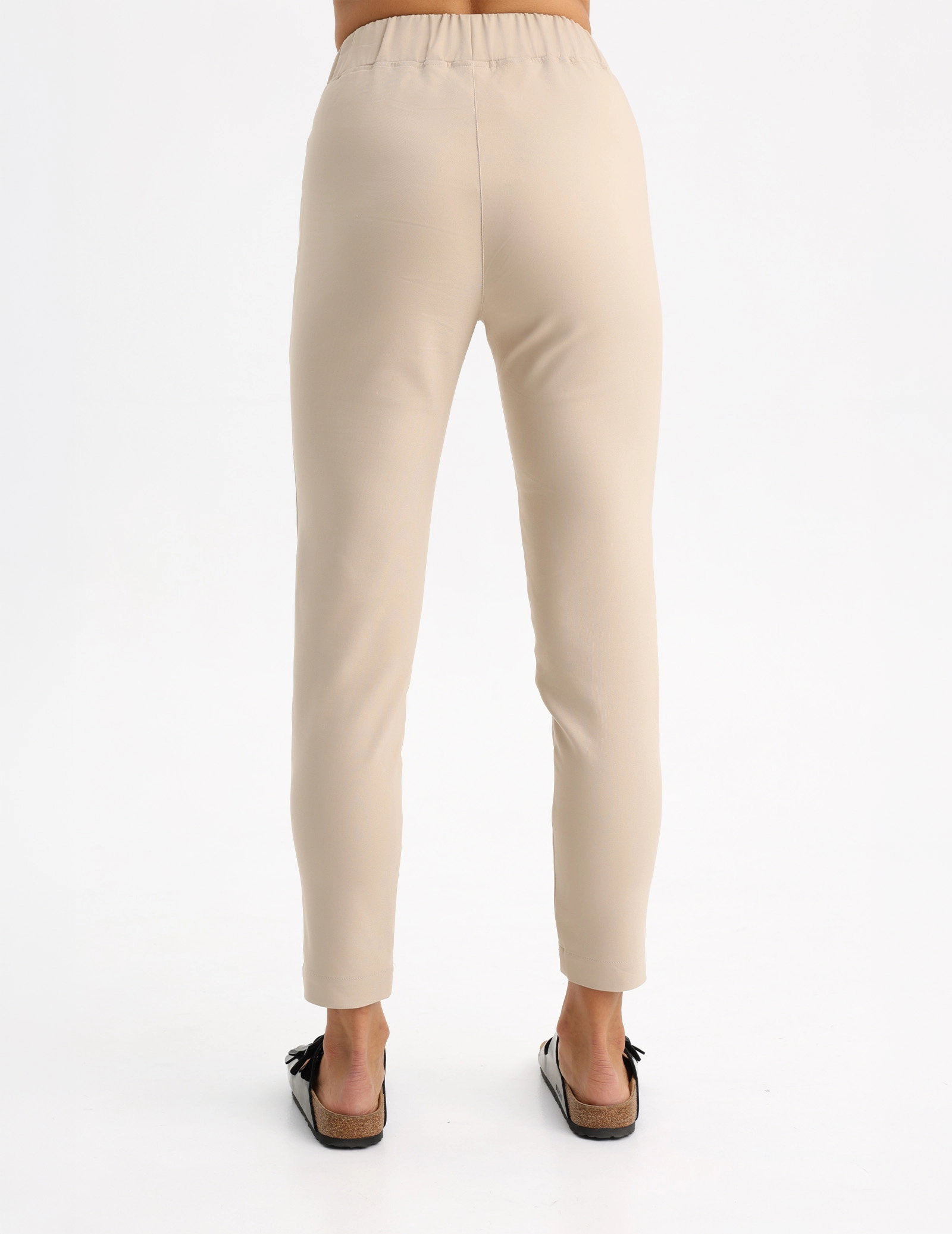Dámské Lékařské Kalhoty Slim Fit - NUDE