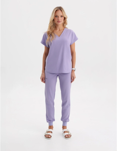 Dámské kalhoty Jogger - PURPLE HEATHER