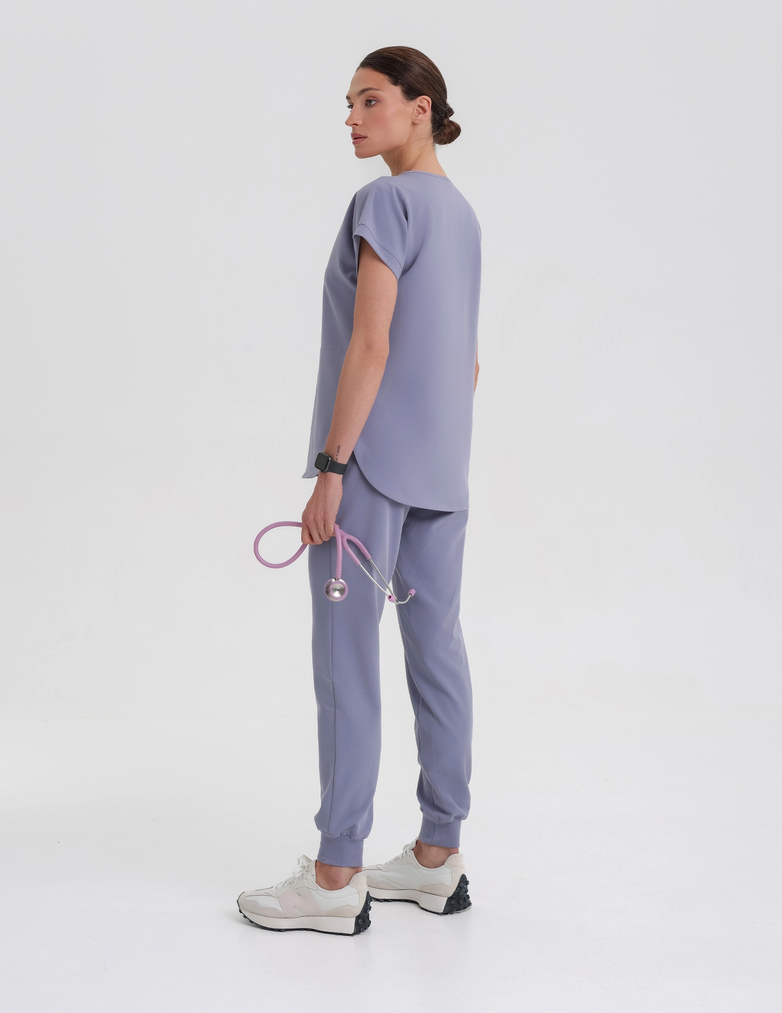 Dámské kalhoty Jogger - MILKY LAVENDER