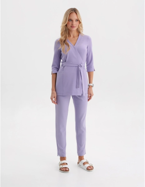 Dámské kalhoty Basic - PURPLE HEATHER