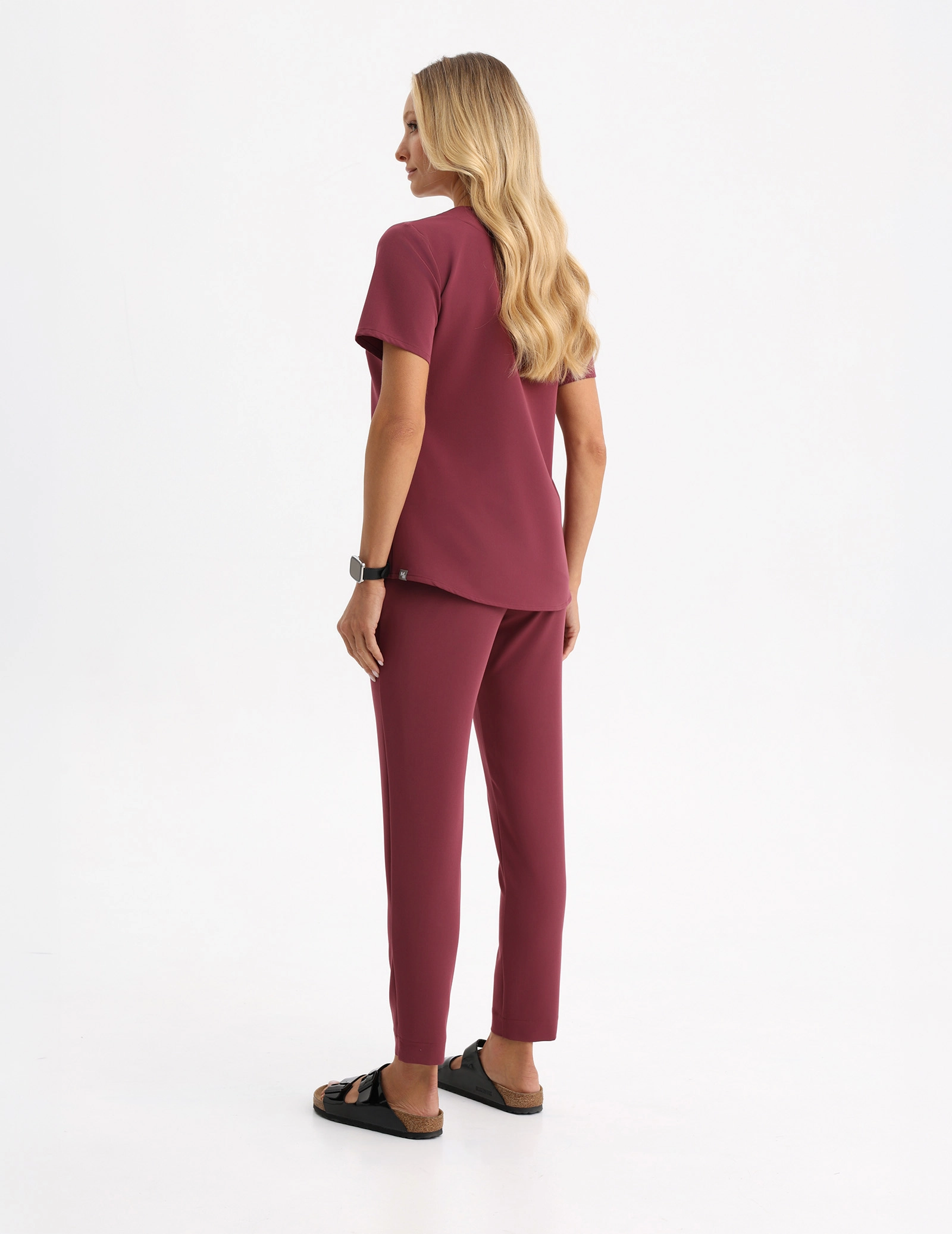 Dámské kalhoty Basic  - Burgundy