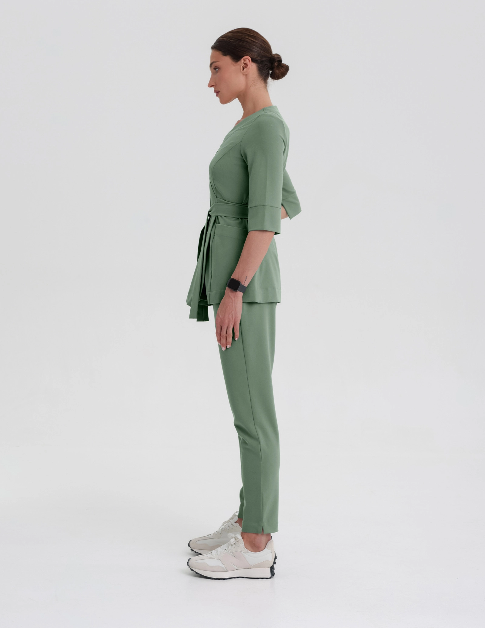 Dámské kalhoty Basic  - KHAKI