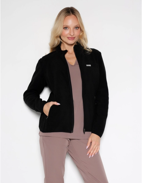 Dámská Fleece Mikina COZY HEAT - BLACK