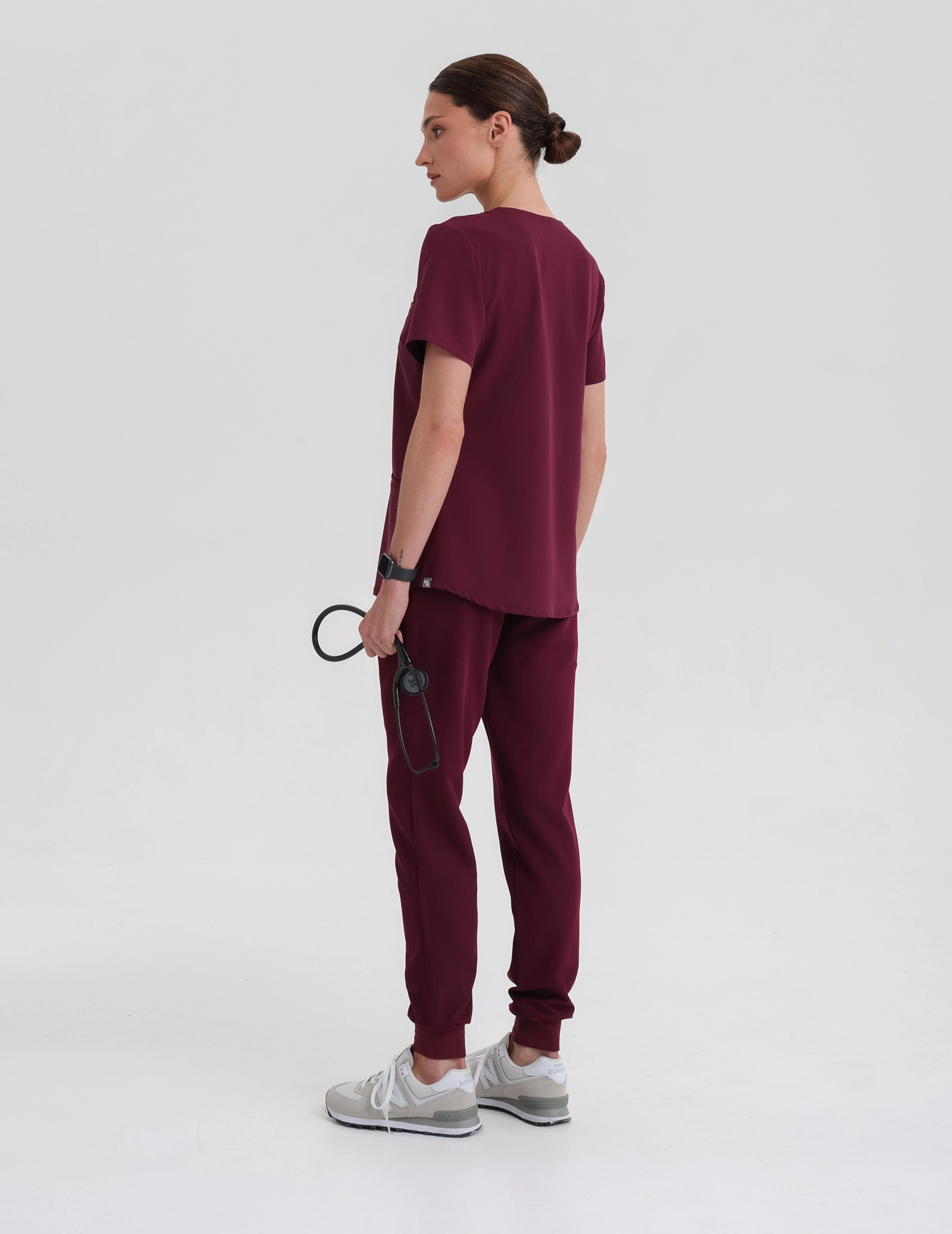 Zdravotnická mikina Grace - BURGUNDY