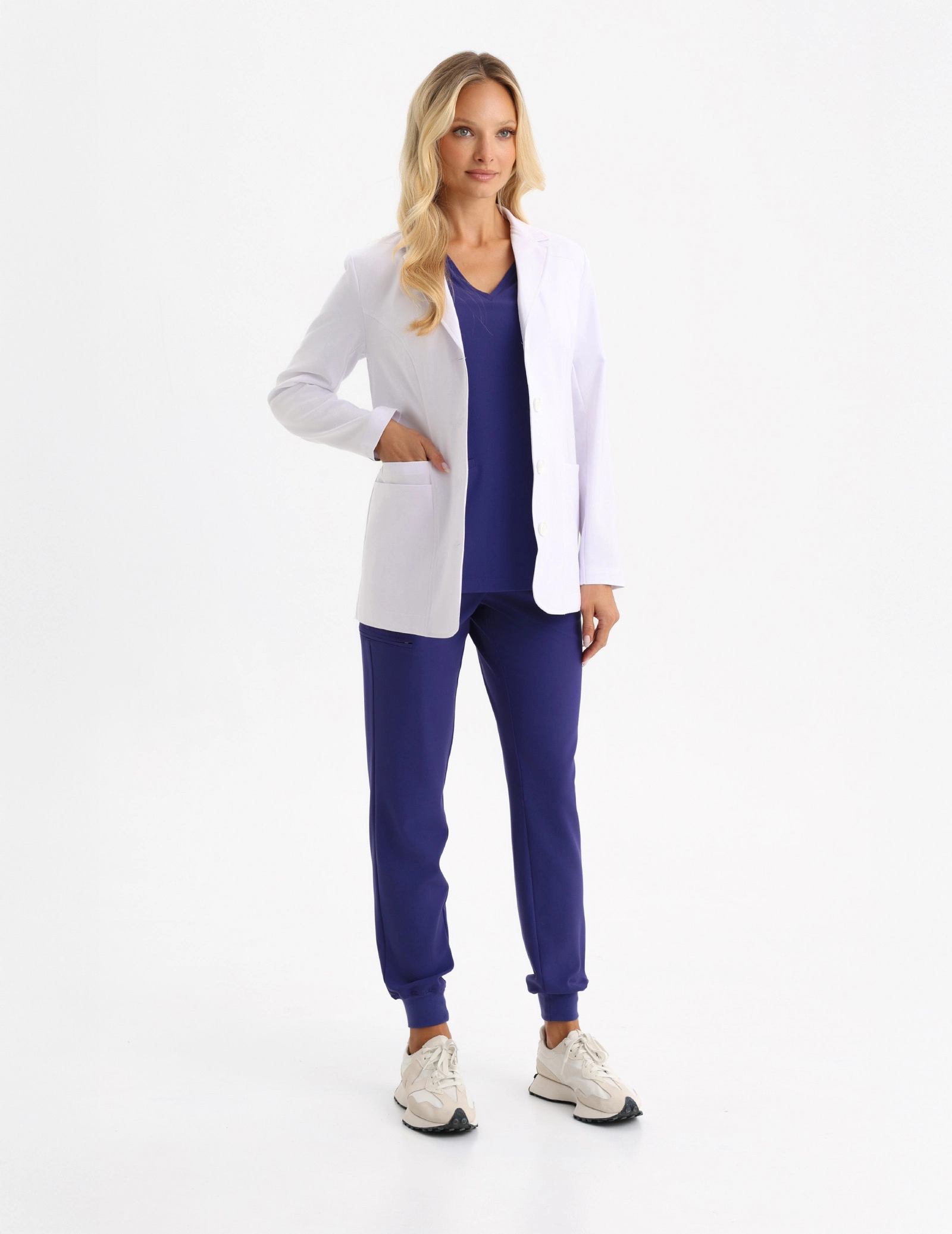 Dámský Lékařský Plášť Slim Fit - MADISON SHORT