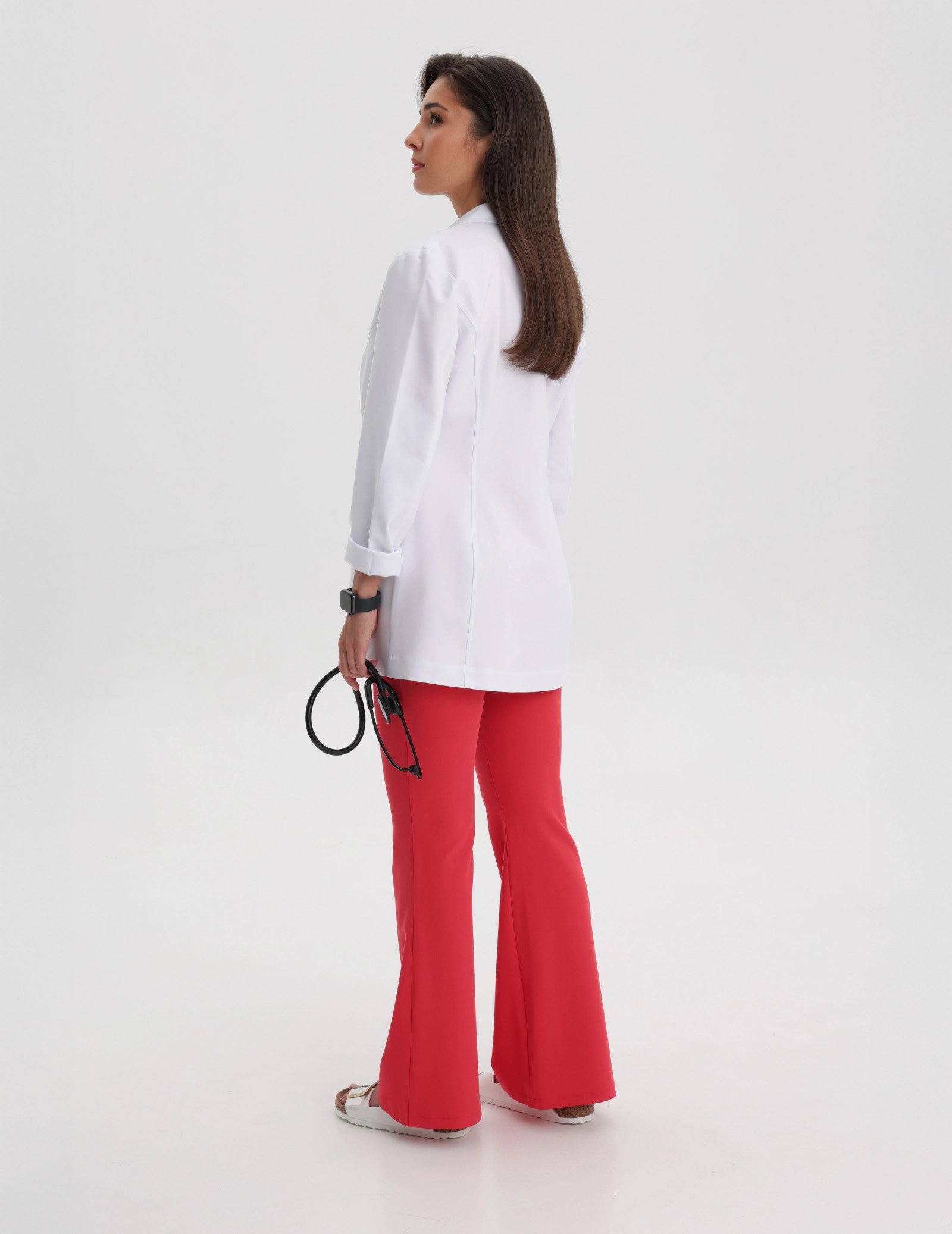 Dámský Lékařský Plášť Slim Fit - MADISON SHORT