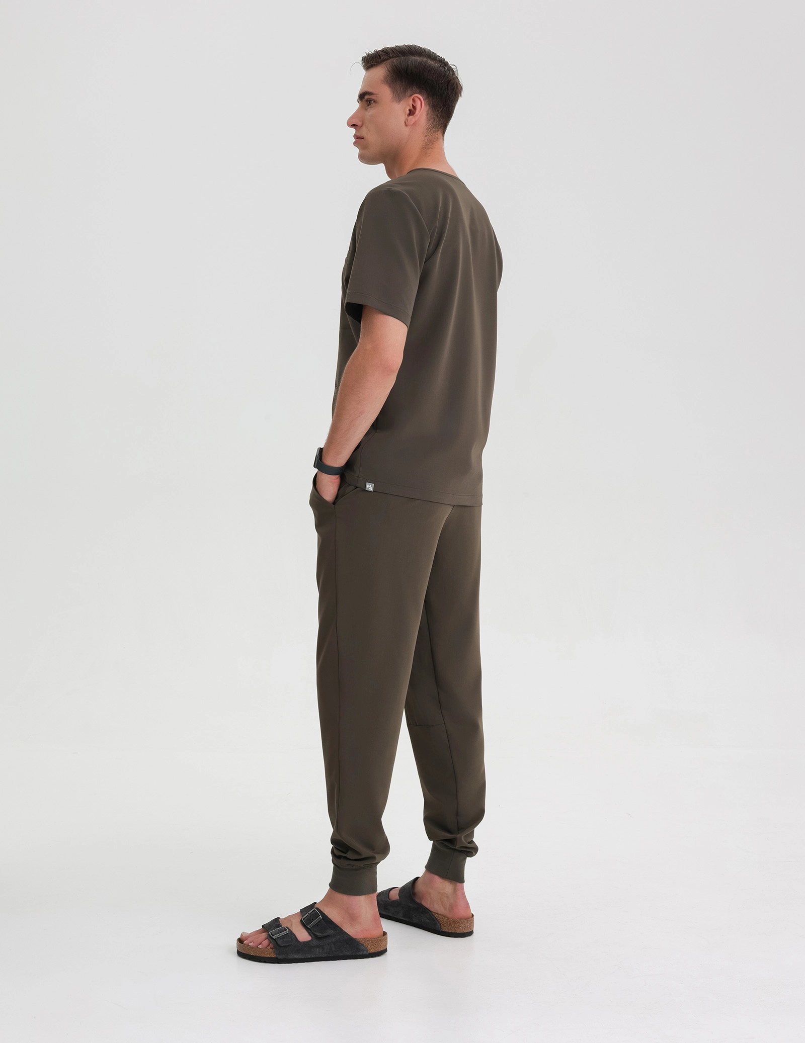 Pánské kalhoty Jogger - OLIVE NIGHT