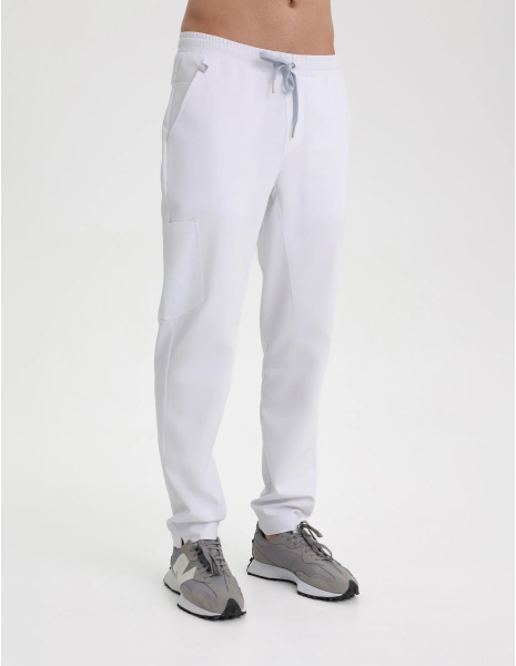 Pánské Kalhoty Basic - White