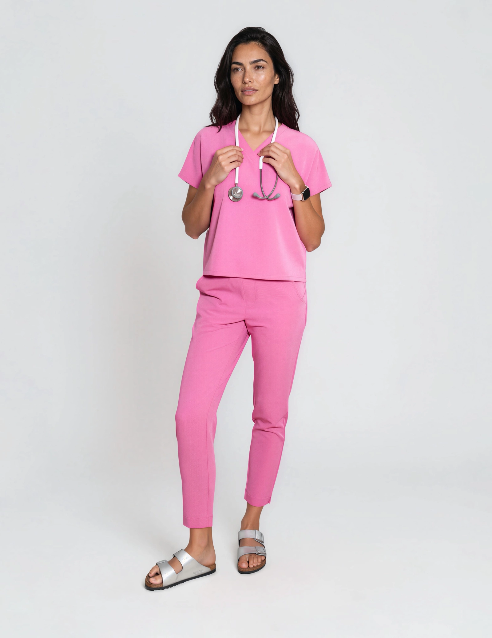 Lékařská Mikina Vessa - HOT PINK