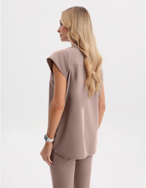 Lékařská Mikina Khloe - BEIGE