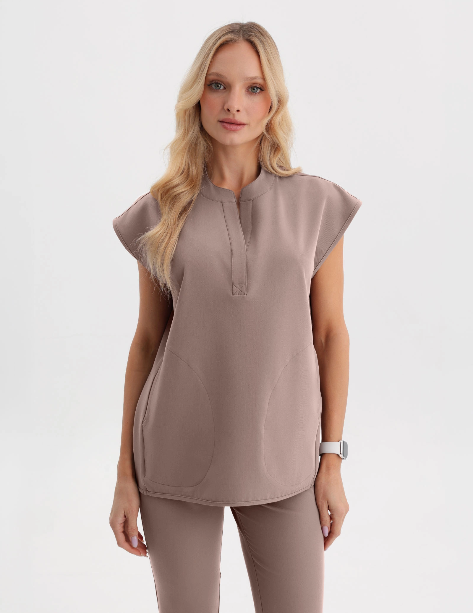 Lékařská Mikina Khloe - BEIGE