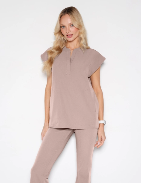 Lékařská Mikina Khloe - BEIGE