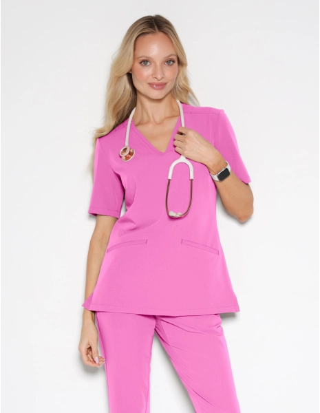 Lékařská Mikina Casy - HOT PINK