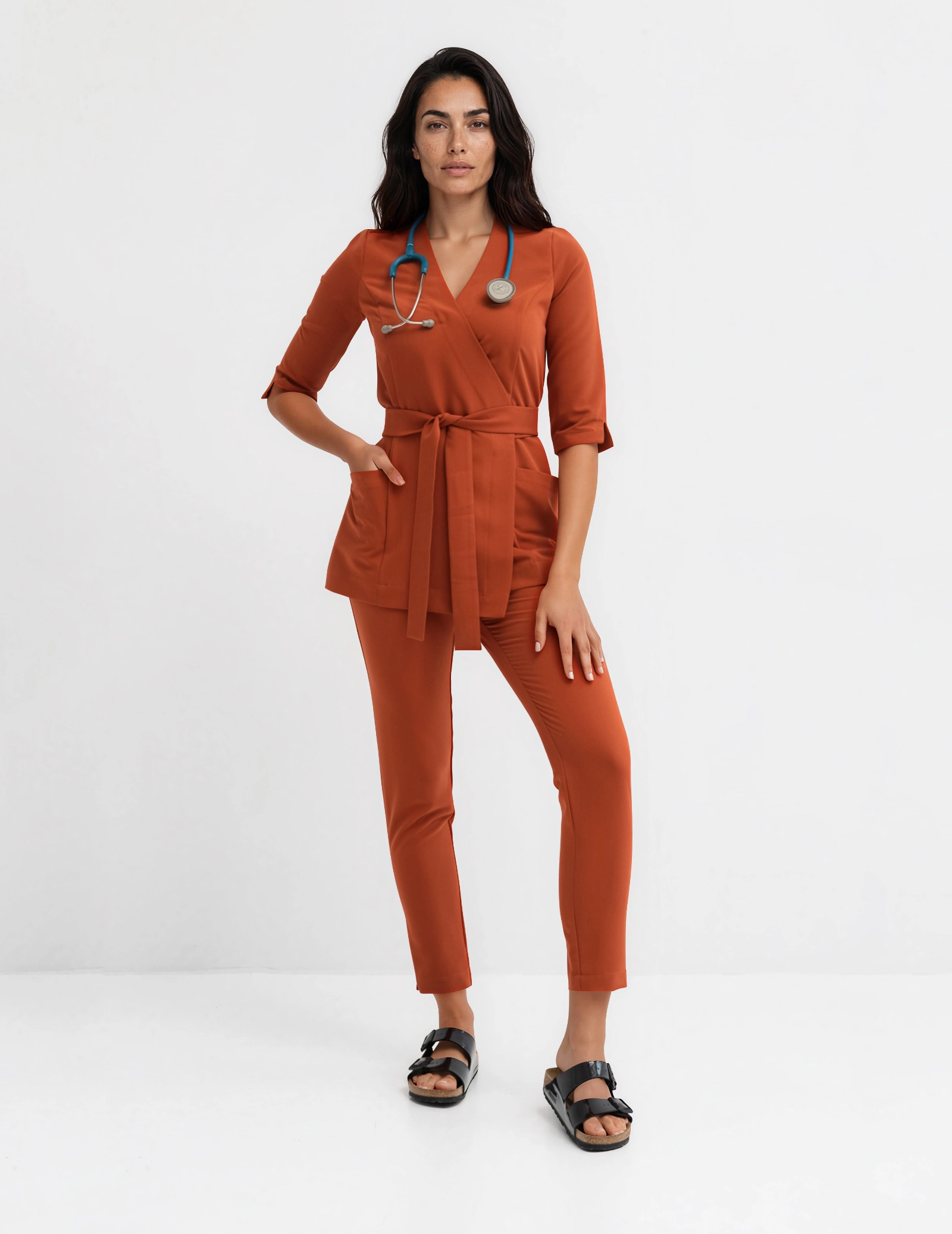 Dámské Lékařské Kalhoty Slim Fit - ROOIBOS TEA