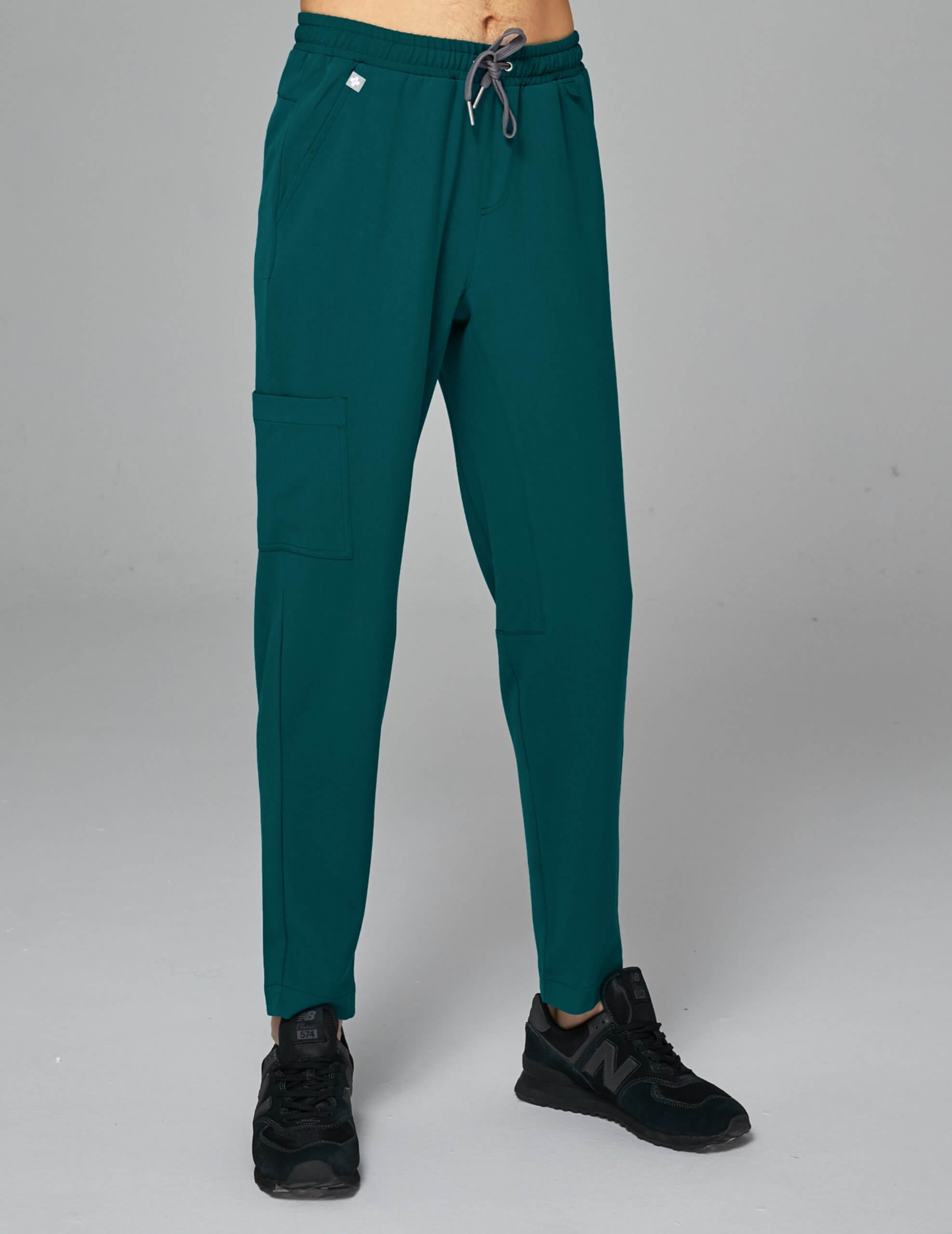 Pánské Kalhoty Basic - DEEP GREEN