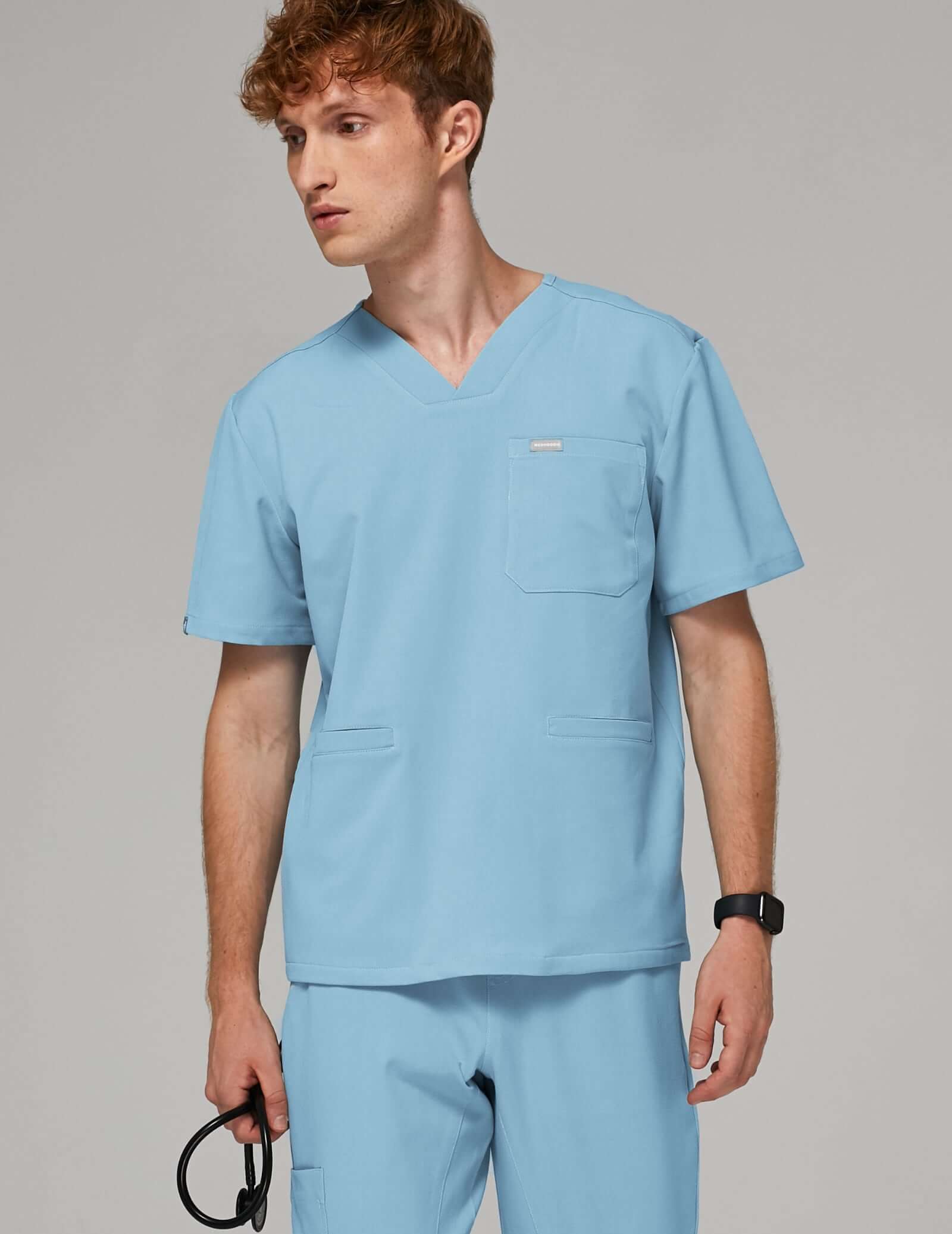 OUTLET Zdravotnická mikina Birbal - SKY BLUE